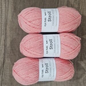Stroll Knit Picks Stroll Fingering Weight Yarn Dogwood Sapphire  quantity of 3